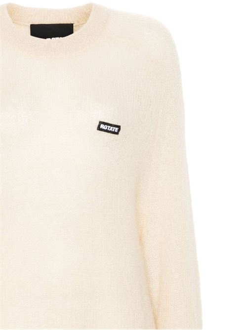 Beige logo knit ROTATE BIRGERCHRISTENSEN | 1128671876BCR15951876